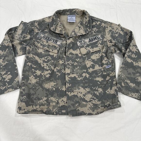 Troopers Kids ACU Top Size 4 Army Military Costume - Picture 1 of 4